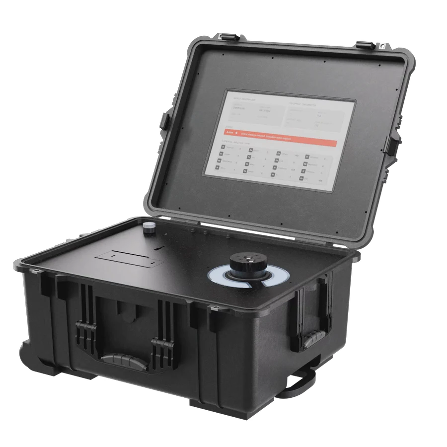 Omen portable lab case with display