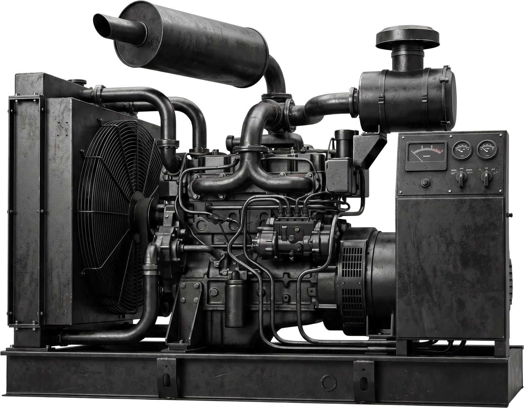Industrial machine parts monitored by Omen